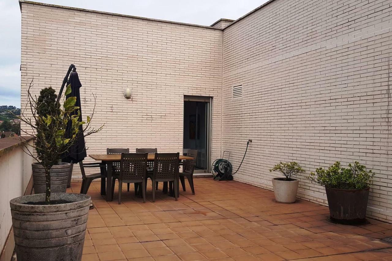 Appartamento Lauredal - Ático con amplia terraza, 2 hab, 2 baños, pádel, parque infantil Gijón Esterno foto